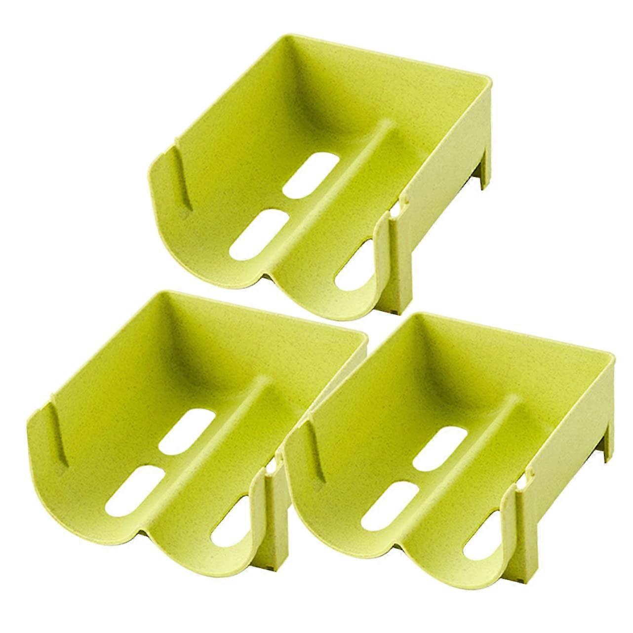 3 Pack Stackable Beer Can Organizer Dispenser for Refrigerator Soda Beverage Storage Rack for Home Use