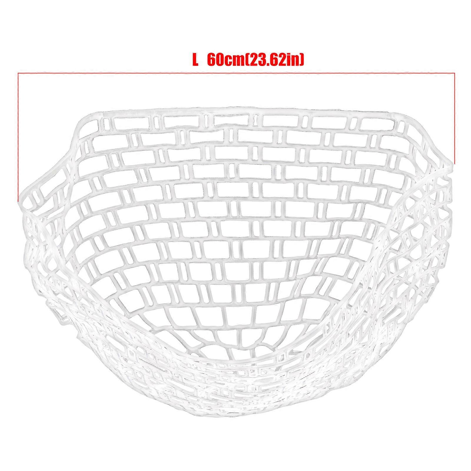 Tangles Frees Fishing Net Mesh Fishing Mesh Replacement Part Heavy Duties Rubber Construction For Lake River Angling  60CM