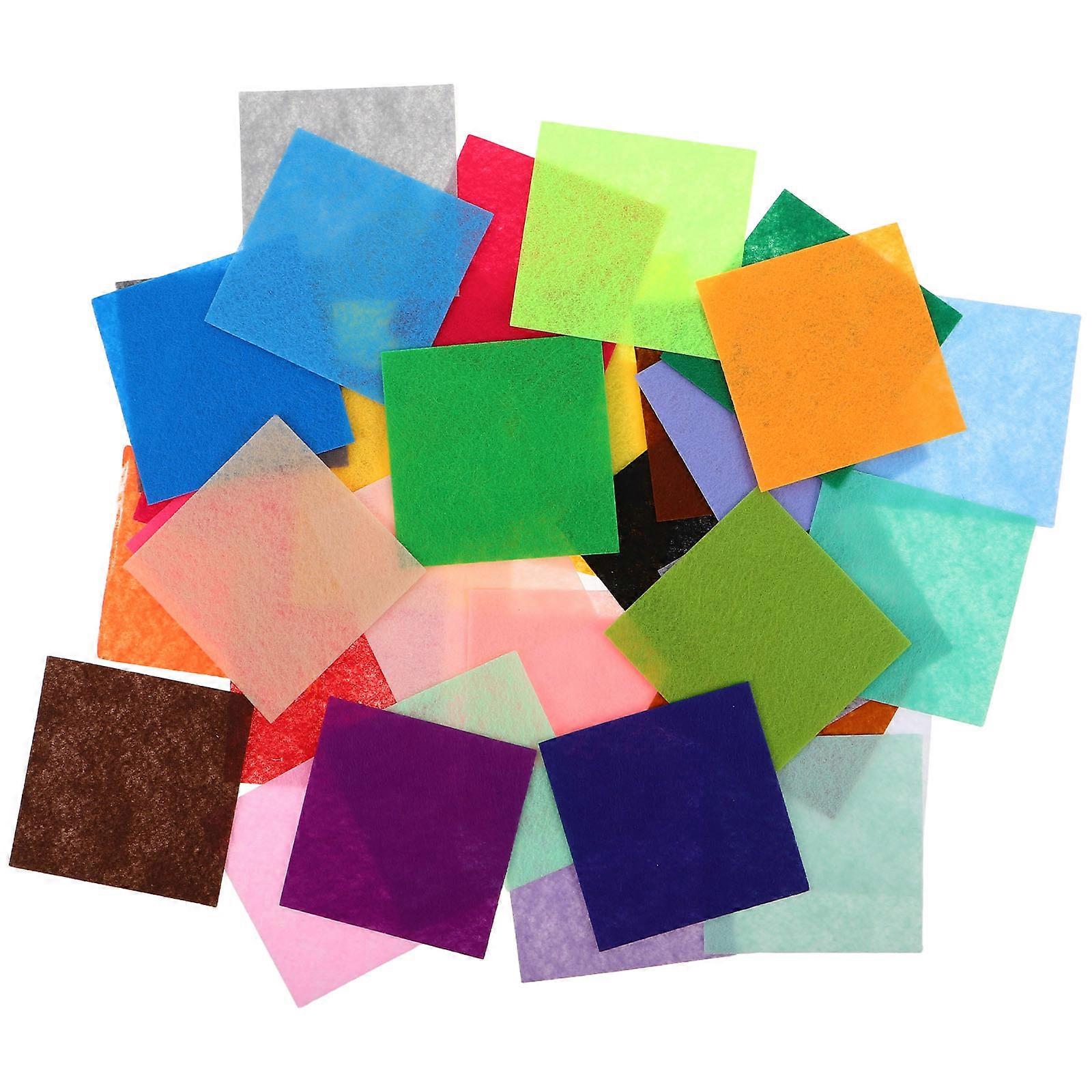 Assorted Felt Sheets 120Pcs Multi Colored Craft Fabric for DIY