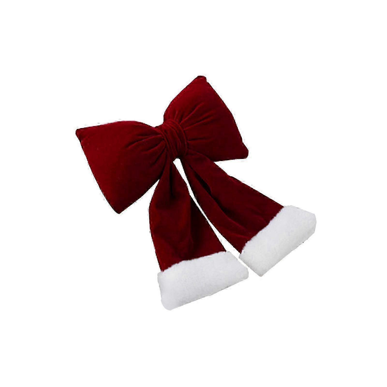 Holiday Decorations Set with Bows for Christmas Tree
