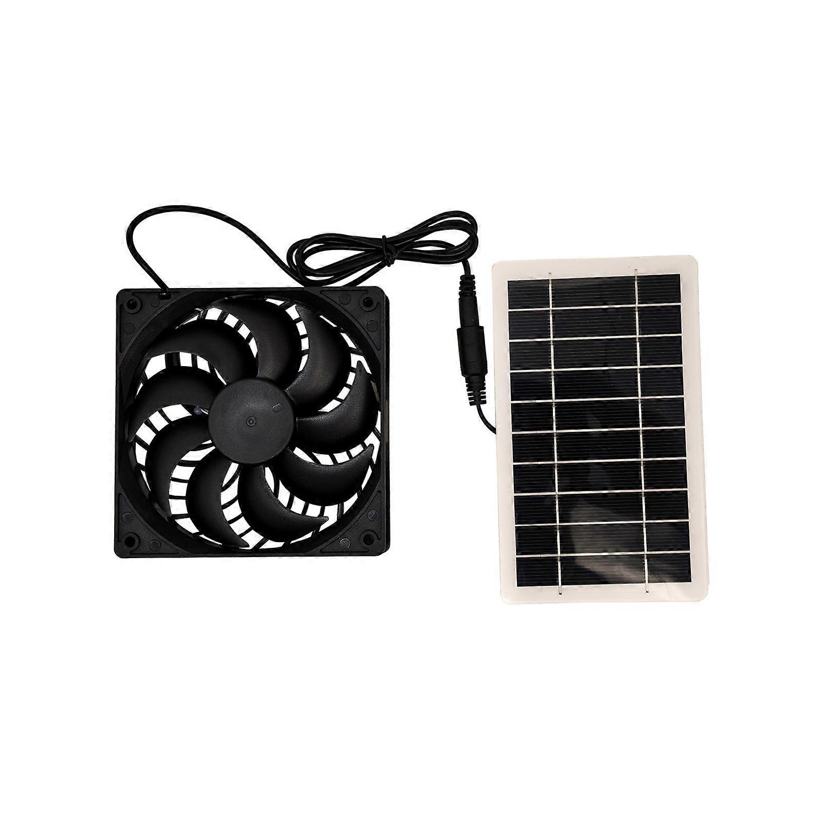 Office Solar Exhaust Fan With Efficient Airflows Management Plastic Silicone Build Energy Saving Mechanism Easy Installation Multicolor