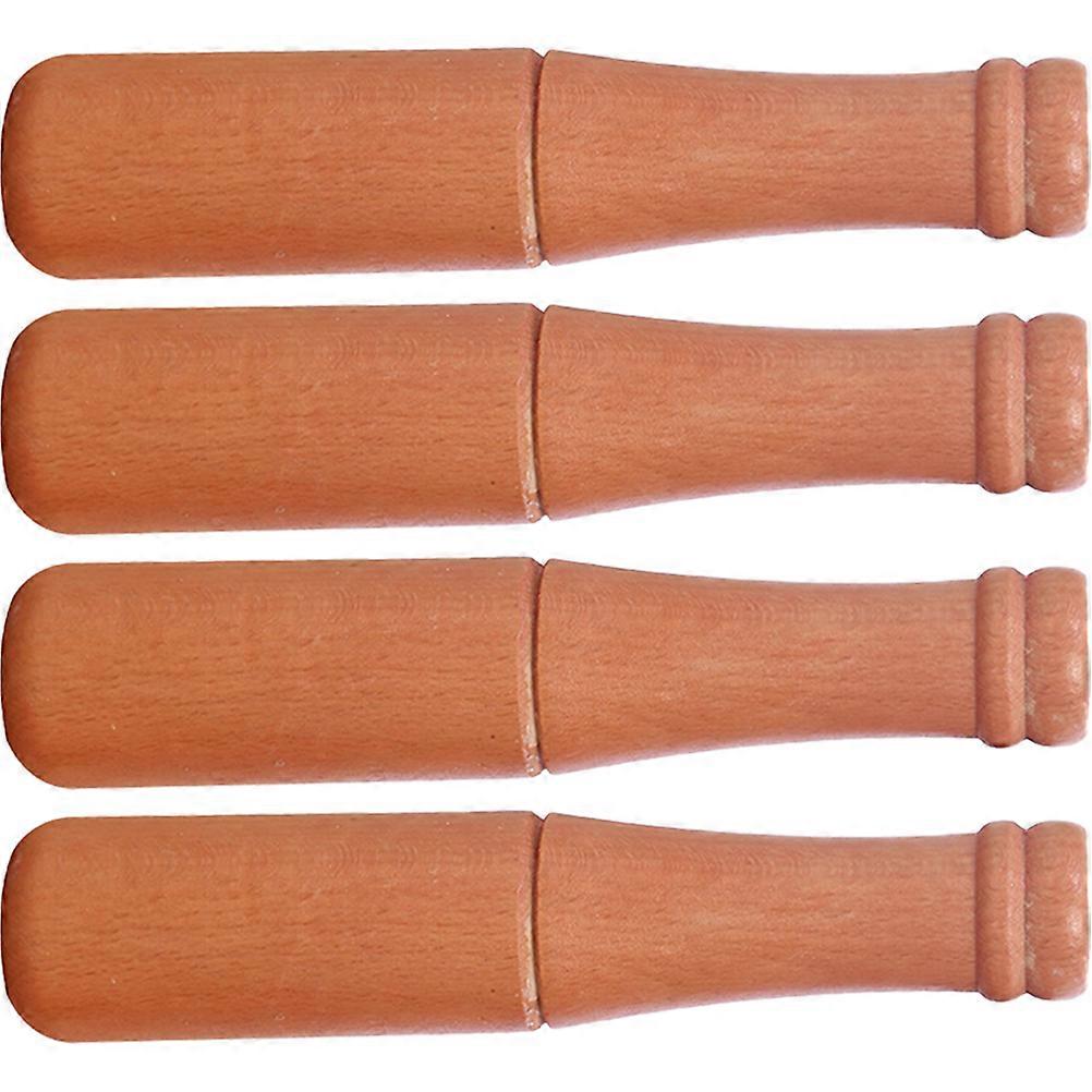 4Pcs Practical Garlic Grinders Safe Grinding Sticks Household Kitchen Tools