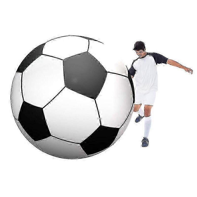 100cm نفخ عملاق كرة القدم الأطفال كرة القدم طفل في الهواء الطلق لعب ألعاب بالون عملاق كرة القدم الشاطئية البلاستيكية بركة سباحة