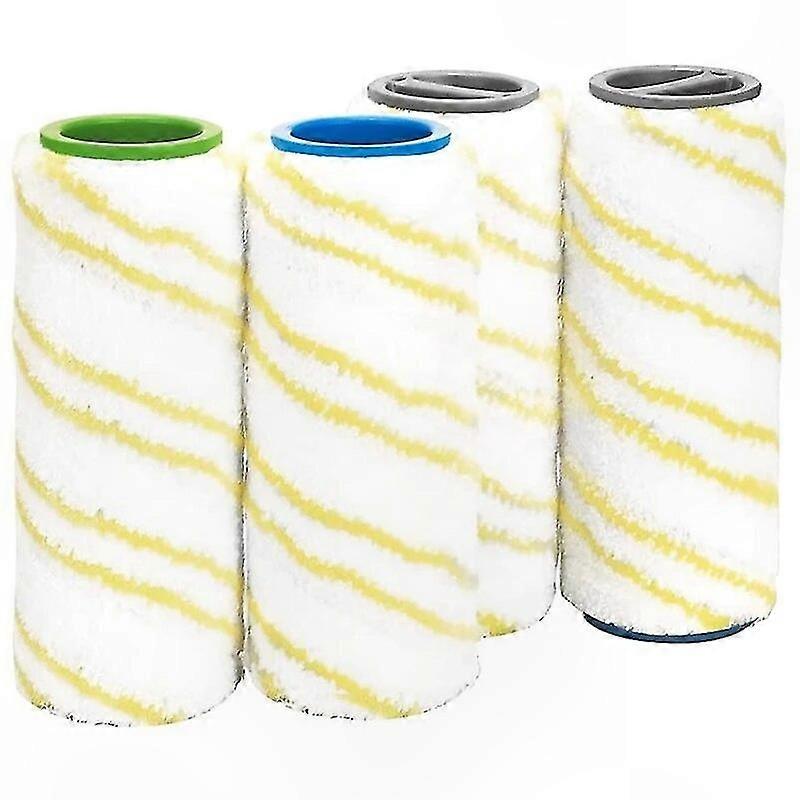 Replacement Rollers 4-Pack for Electric Floor Cleaners FC5 FC7 FC3 FC3D Models