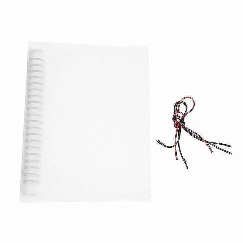 Translucent Refillable Notebook Cover for Loose Leaf Binders and Planners