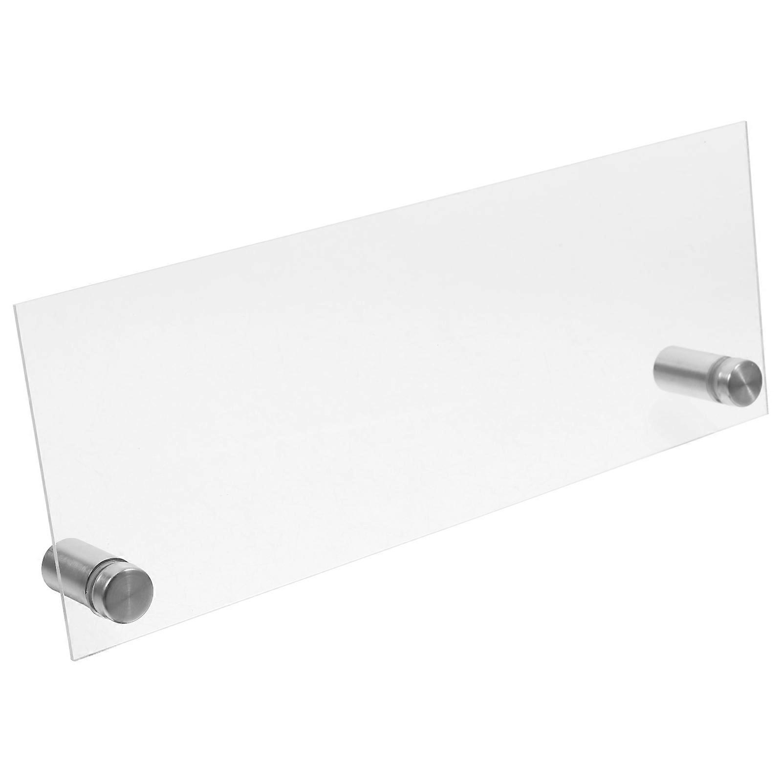 Acrylic Display Name Sign For Desk School Parties Retail Stores Title Indicator 1Set