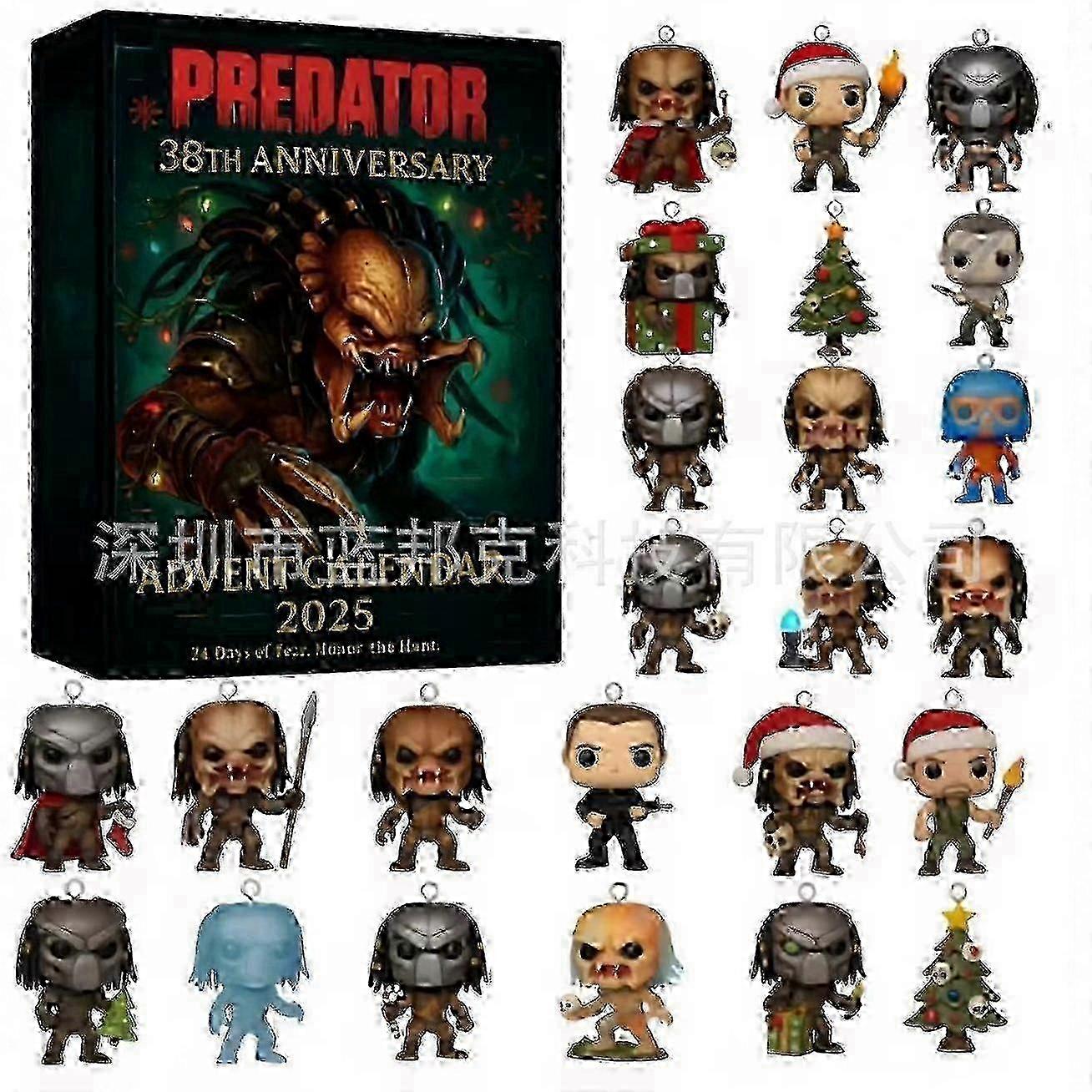 Kalendář adventu Predator 38th Anniversary 2025 Predator 38th Anniversary Blind Box