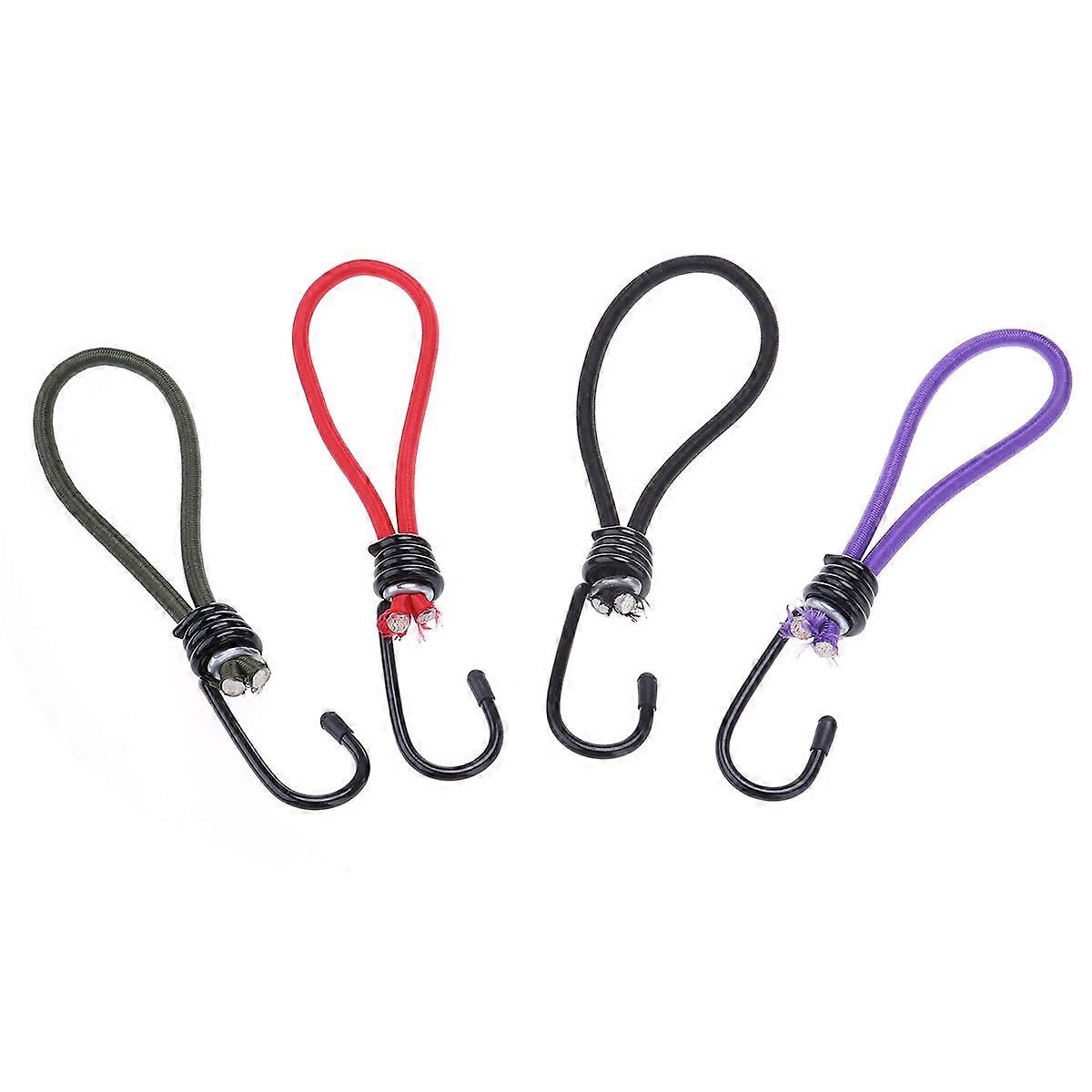 Elastic Hook Cord Bungee Rope for Tent Use 12Pcs Assorted Color