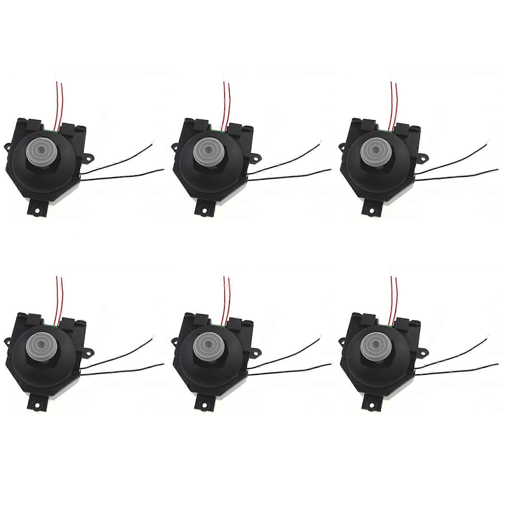 6X Replacement 3D Thumbstick Analog Stick Joystick Controller Thumbstick Pad Repair Parts for Nintendo 64 N64 Controller