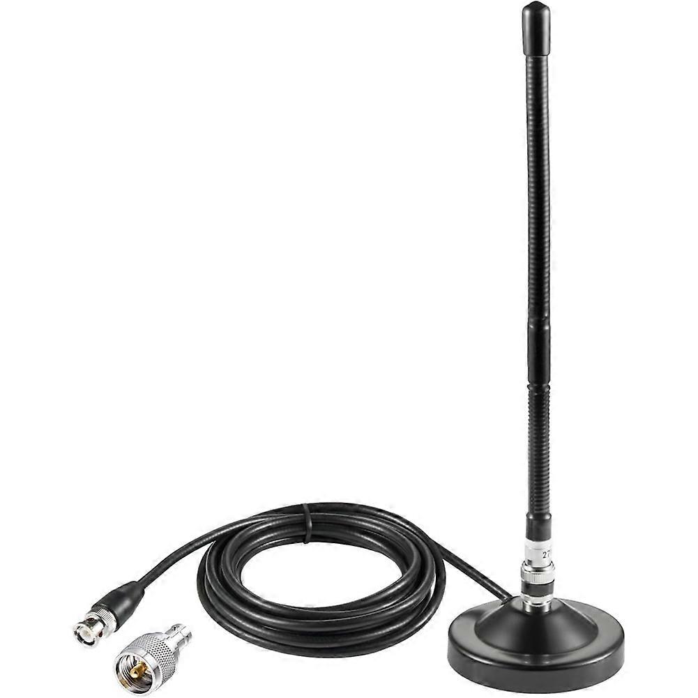 Long Range 27MHz Heavy Base Station Soft Whip CB Radio Antenna Kit for Car Truck Mobile Handheld CB Radio Scanner
