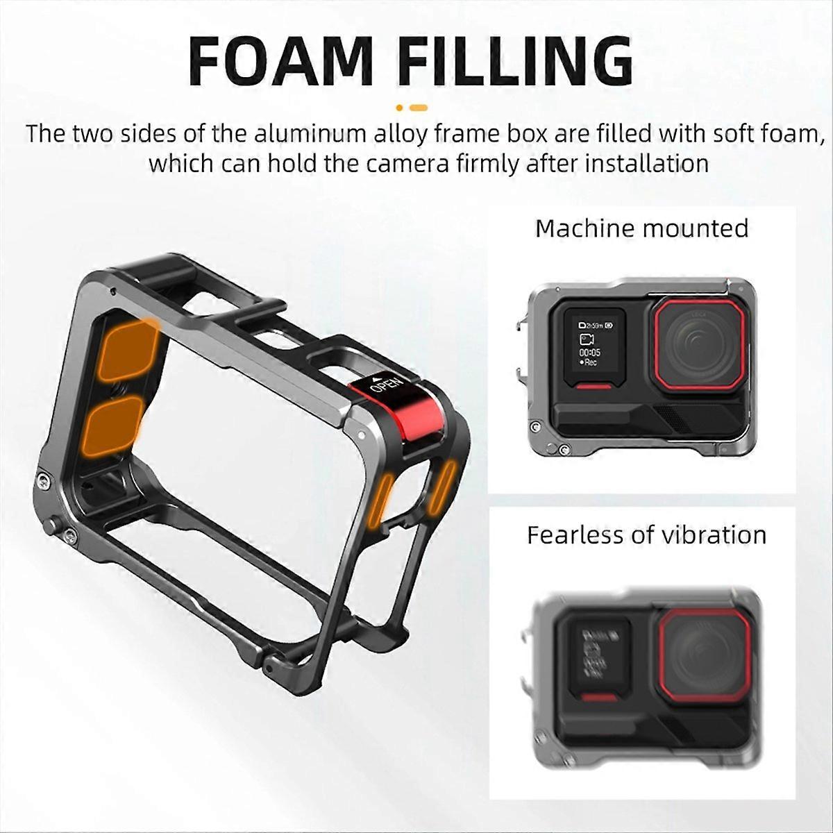  Metal Cage Action Camera Frame for Camera Accessories