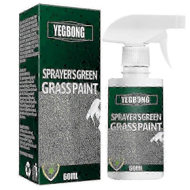 1-3x رذاذ طلاء العشب الأخضر 60 مل لملعب كرة القدم ، يعزز العشب الأصفر الخامل غير المكتمل ، مثالي لصيانة العشب والمناظر الطبيعية
