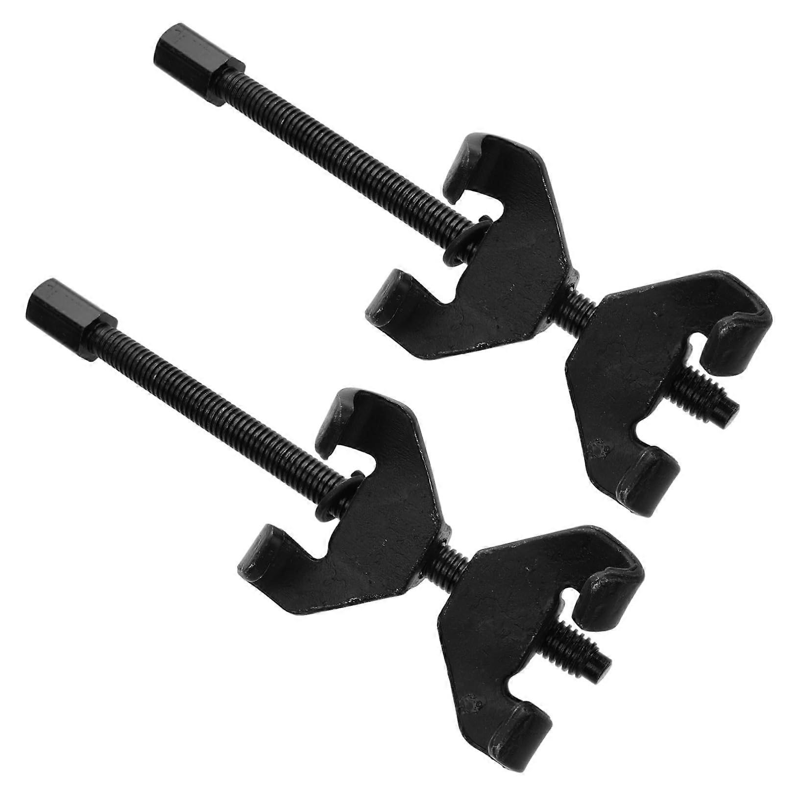 2pcs Heavy Duty Coil Spring Compressor Tool for Safe Automotive Strut and Suspension