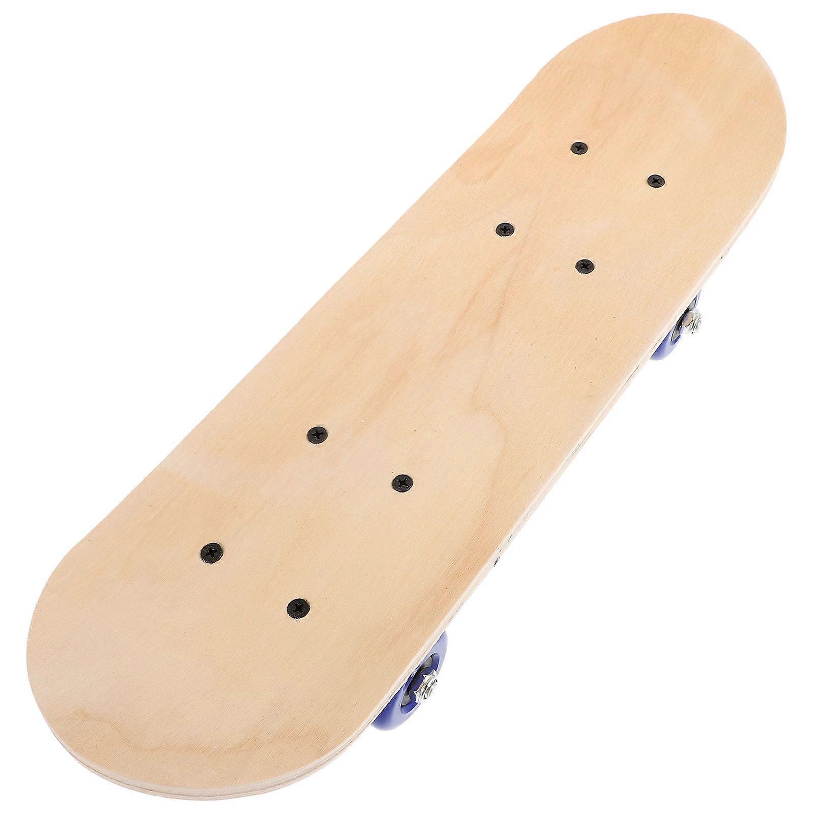 Children's Skateboard Wooden Double Tail Deck for Creative Art