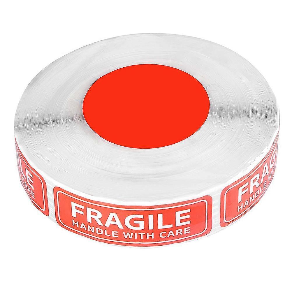 Fragile Sticker Adhesive Warning Sign for Safe Packaging 2 Rolls