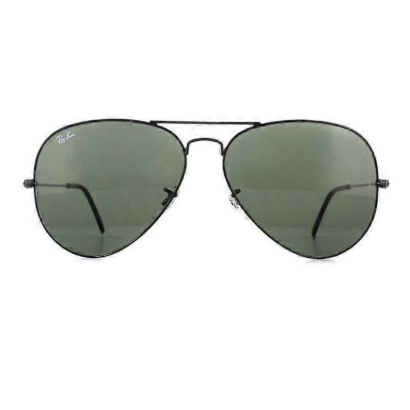 Sunglasses Large Aviator 3026 Black Green L2821