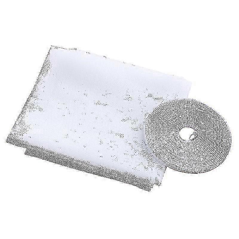 Insect Screen Window Net With Velcro Tape, 3pcs Self-adhesive Simple Insect Screen Net 150 X 200 Cm