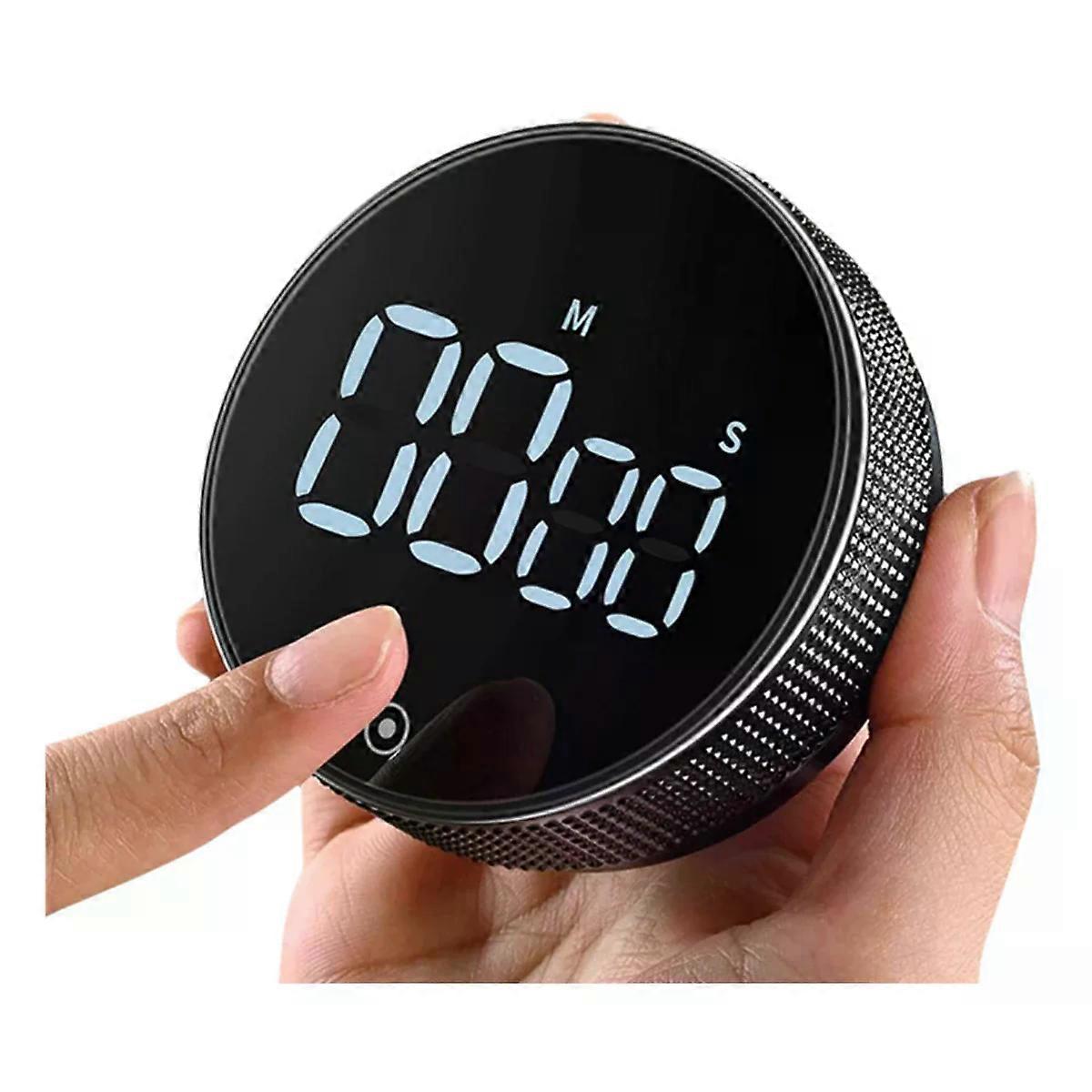 DINRGO Magnetic Kitchen Timer Digital Timer Manual Countdown Rotary Timer Mechanical Cooking Timer Cooking Shower Stopwatch