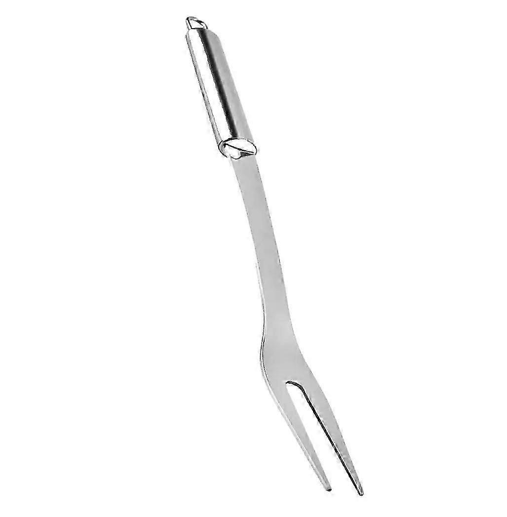 BBQ Meat Carving Fork Roast Joint Grill Cooking Cutter Silver Tableware