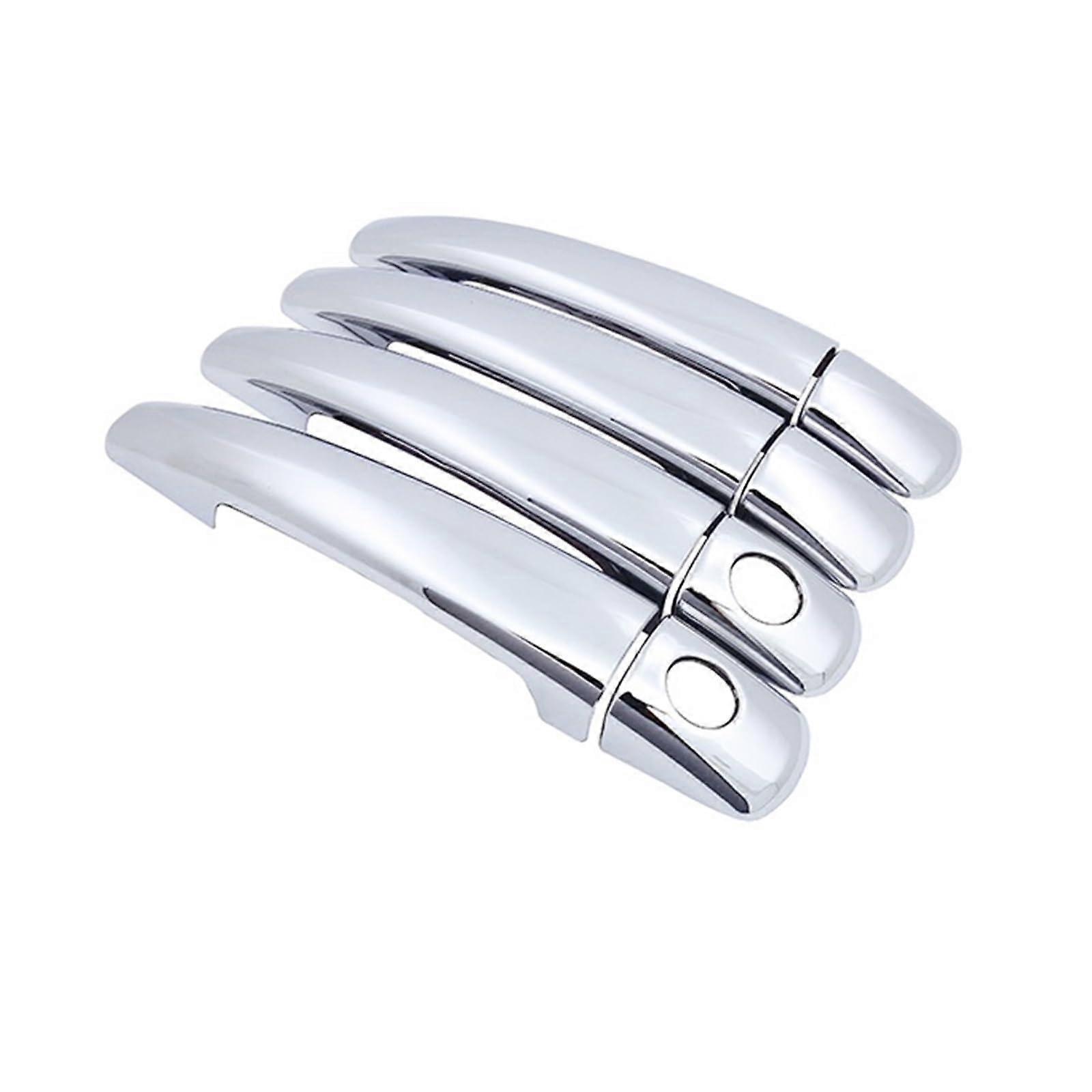 Chrome Car Door Handle Covers for Citroen Jumpy Dispatch 20072016 with Keyholes 4 Door