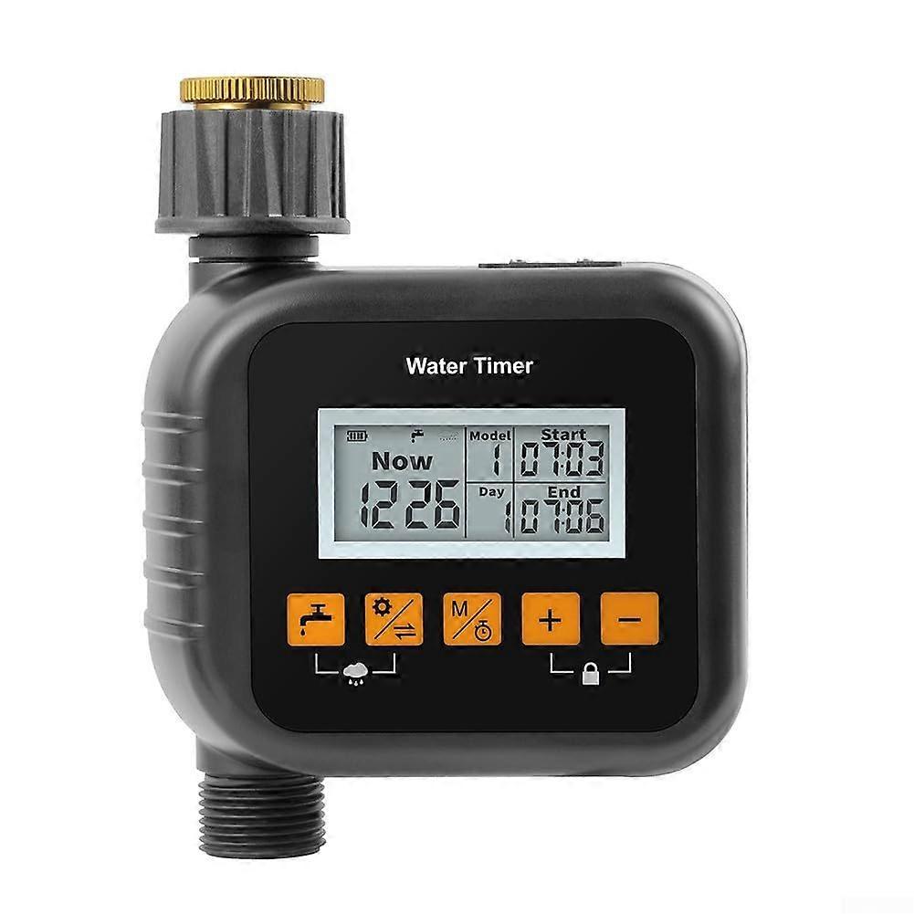 Smart Irrigation Controller with LCD Display, Programmable Automatic Watering Timer and Rain Sensor