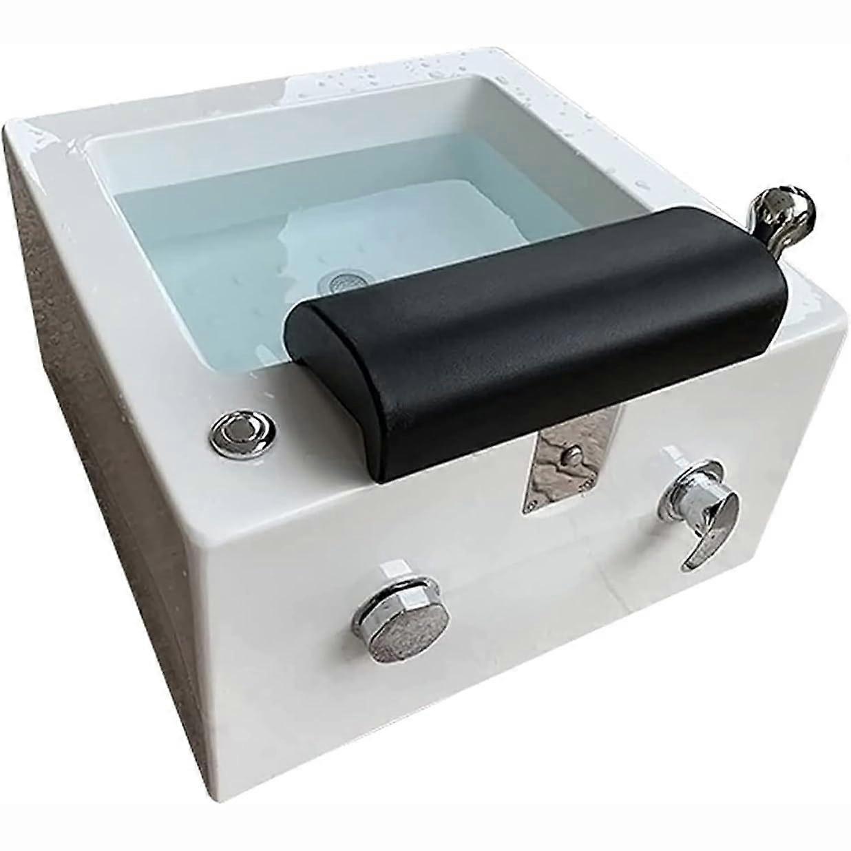 Acrylic Foot Spa Massager with Heat Therapy, Deep Basin Soak and Automatic Water Drain