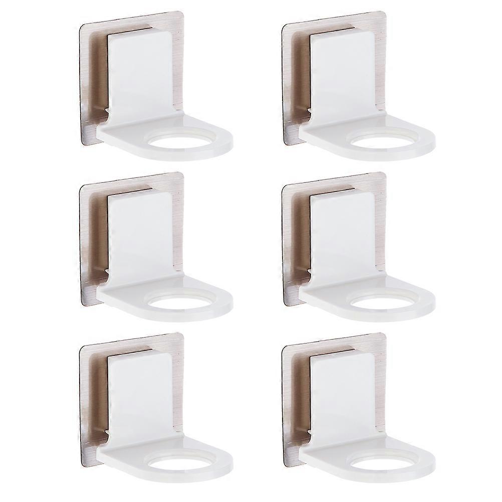 Shampoo Bottle Holders Adhesive Hooks for Bathroom Use 6Pcs