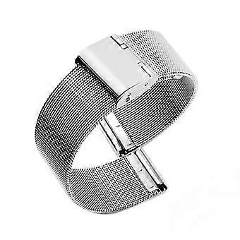 Quick Release Watch Band 12-22mm Universal Milanese Watchband Mesh Stainless Steel Strap Wrist Belt Bracelet Black
