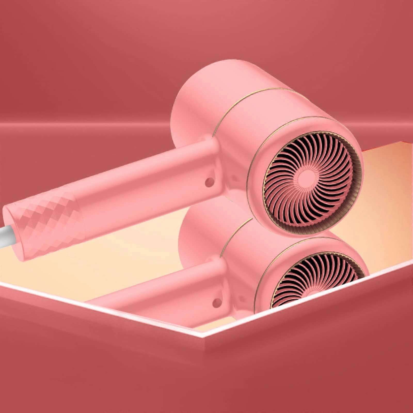 Professional Ionic Hair Dryer with Diffuser, QuickDry Technology, 220V Dual Voltage, Pink