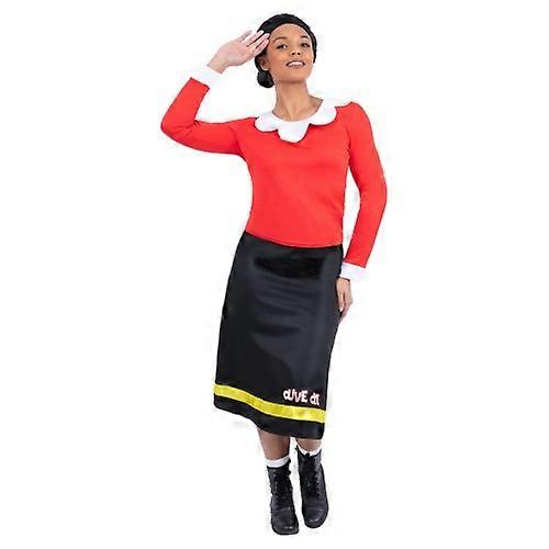 Popeye Womens/Ladies Olive Oyl Costume