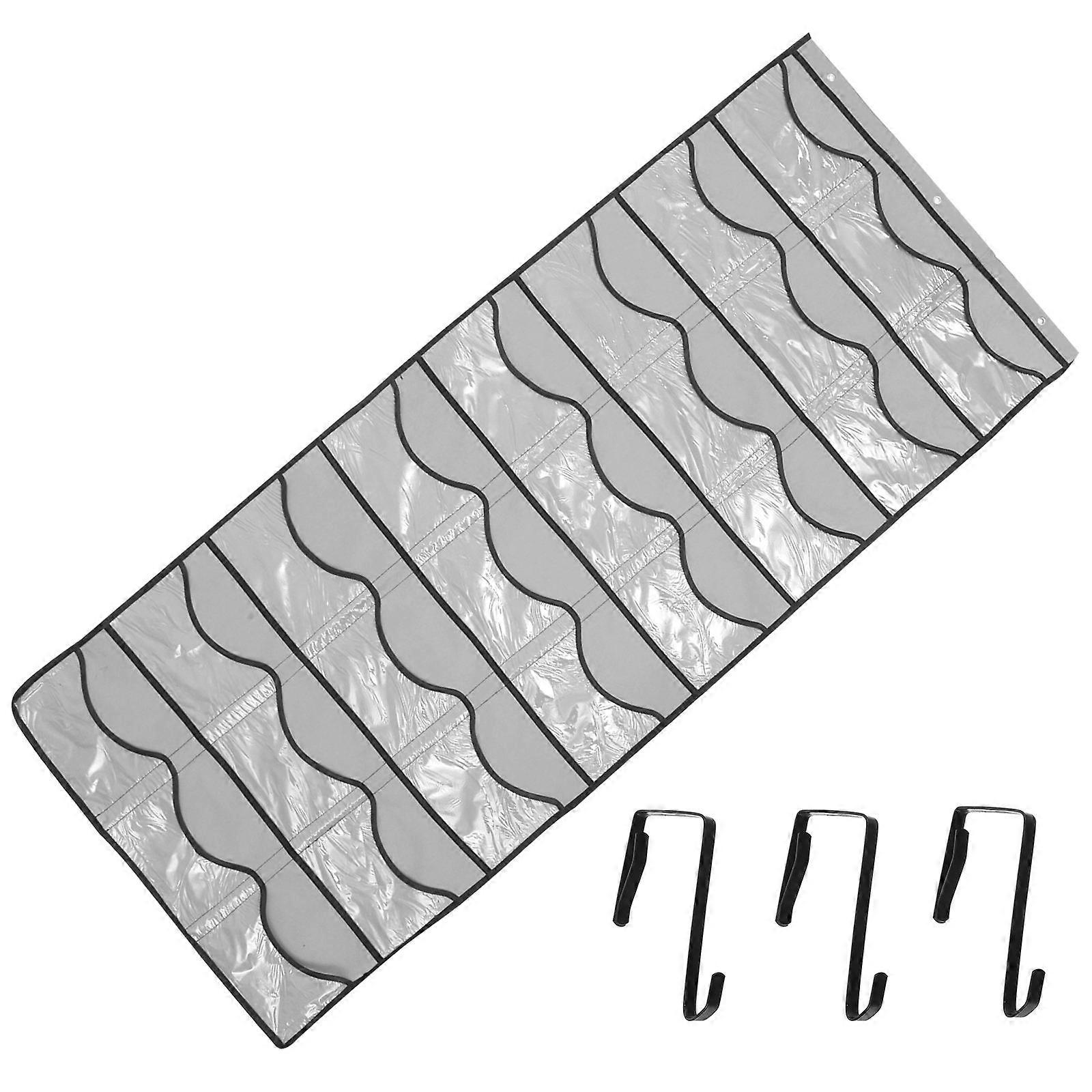 Multi-item Storage Hat Rack For Baseball Caps And Suitable Items In Grey Color Featuring Simple Style Including 2 Sets