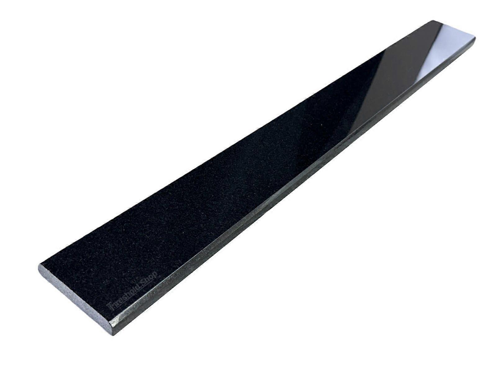 Absolute Black Granite Threshold Double Bevel 2' x 36' Polished for Floor Transitions