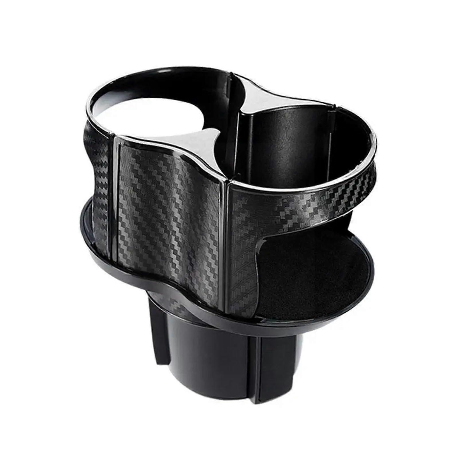 2in1 Car Cup Holder Extender with Adjustable Diameter Base, Expandable Organizer for Multiple Bottle Sizes