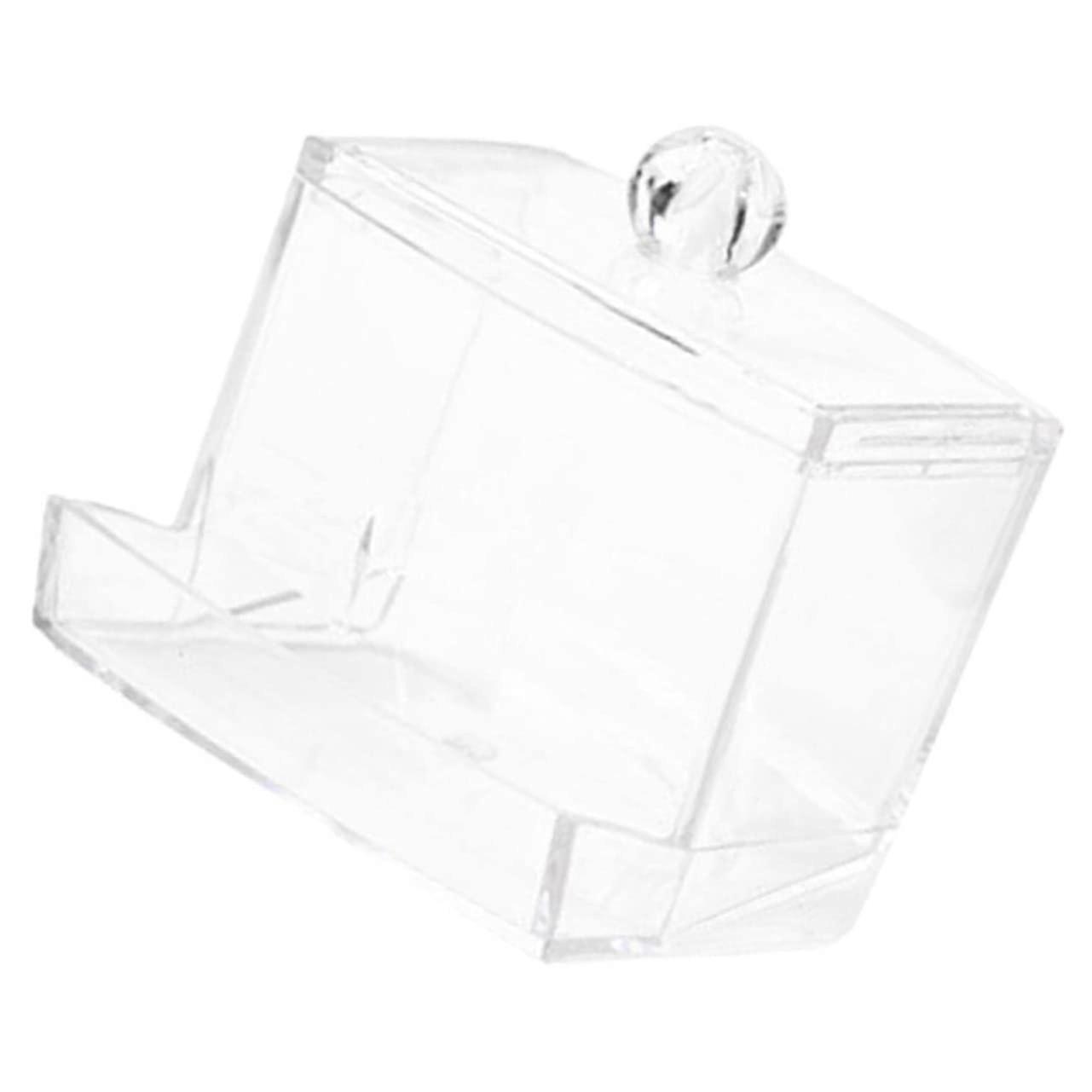 Automatic Poultry Feeder Transparent Acrylic Food Holder Durable BiteResistant Easy Fill for Chickens