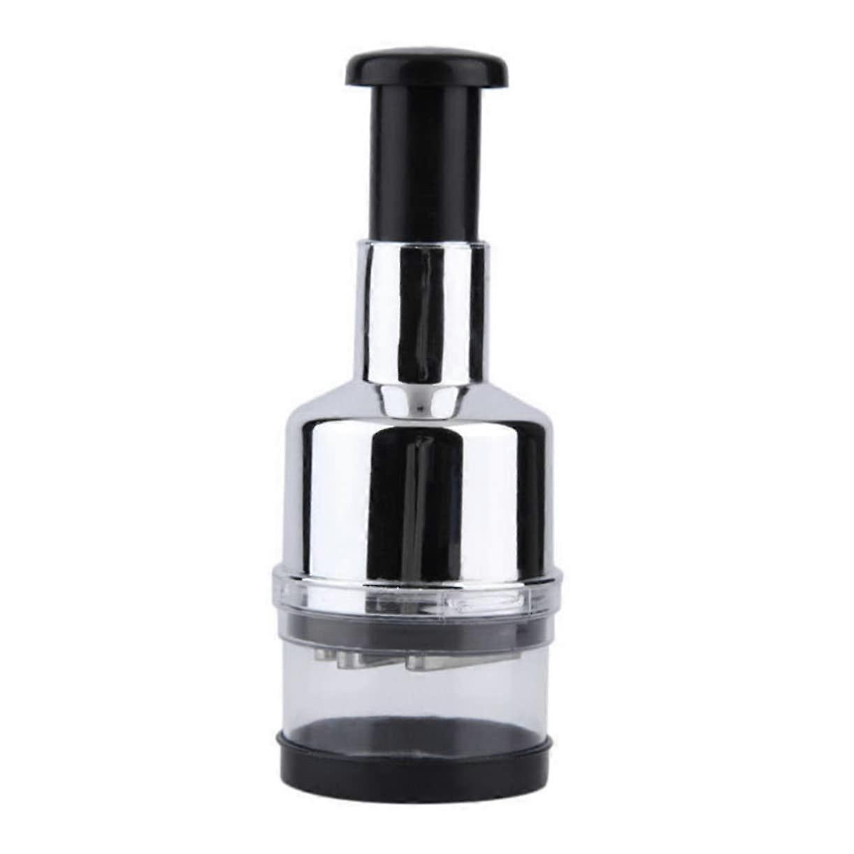 Garlic Press and Vegetable Chopper for Quick Dicing, Easy Clean Mincer for Kitchen Use