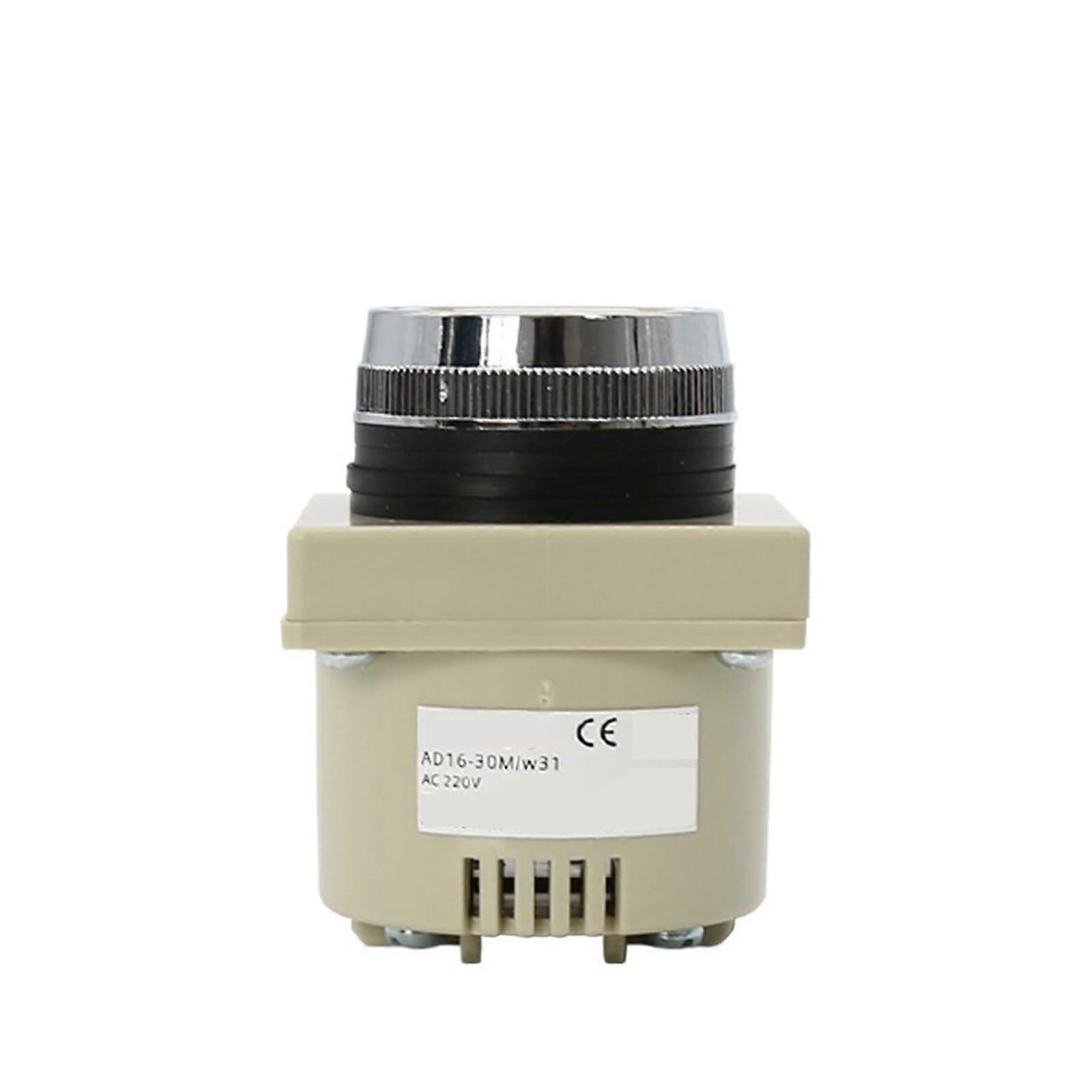 30mm  Decibel White Panel Mount Alarm Buzzer for Industrial Warning Chime