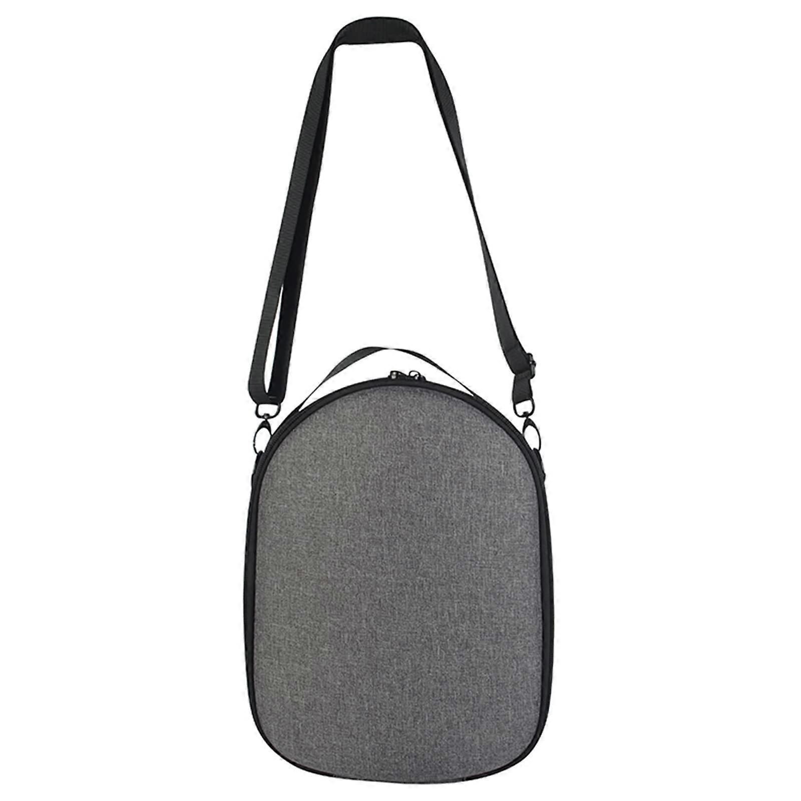 Travel Storage Case for 3 Glasses, Shockproof EVA Protective Bag with Adjustable Strap, Grey