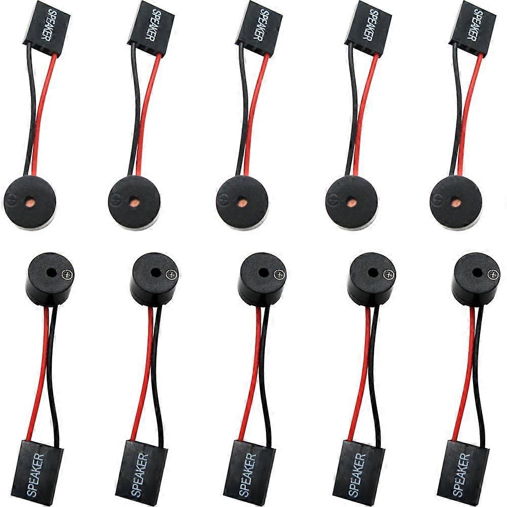 10 Pack HF1208DB PC Internal Speaker Buzzer for Clear BIOS Beep Alerts and Arduino Integration