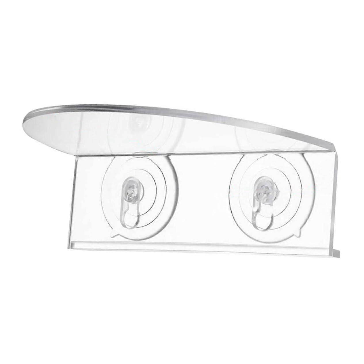 Suction Cup Plant Shelf Acrylic Window Mounted Stand for Bonsai, Tool SpaceSaving Design