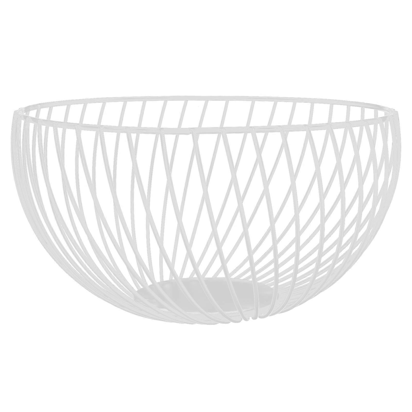 Fruit Basket Iron Fruit Basket for Storage Use Hollow Snack Container