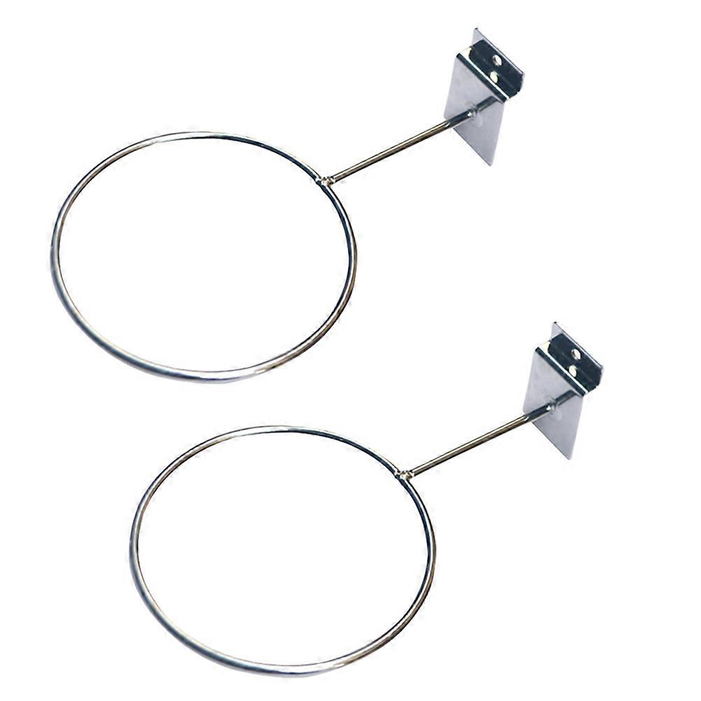 Ball Storage Rack Wall Mount for Organizing 12Pcs Balls Silver