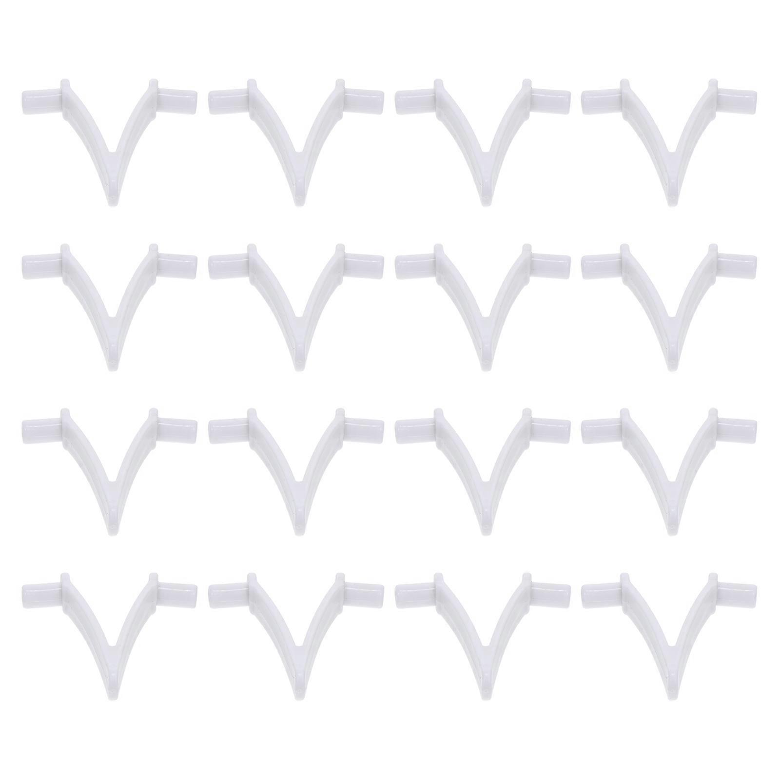 Pool Clip V Clip Plastic Attachment for Skimmer Net Usage 24Pcs