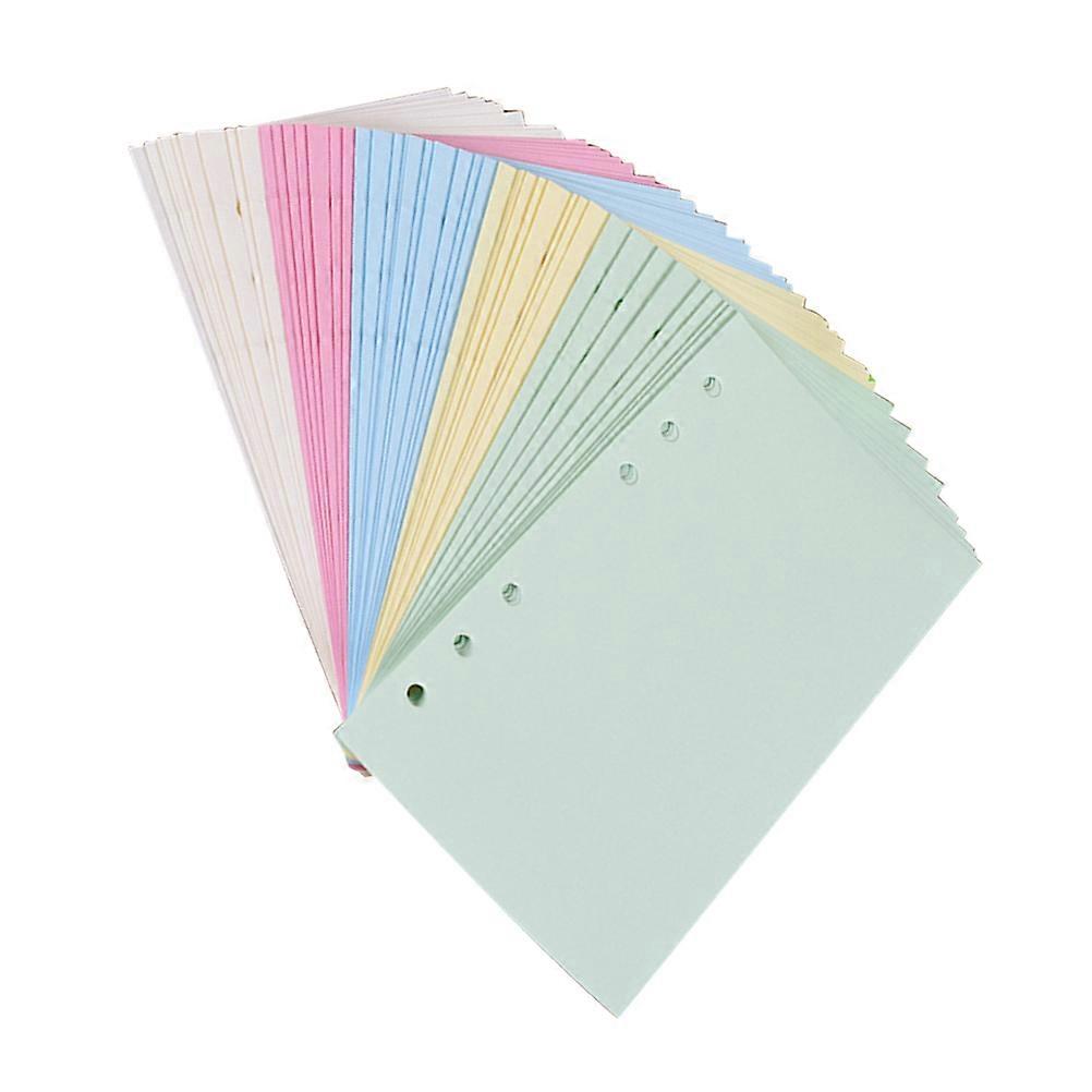 Loose-Leaf Paper Colorful Notebooks Replacement Paper 2Pcs Pack