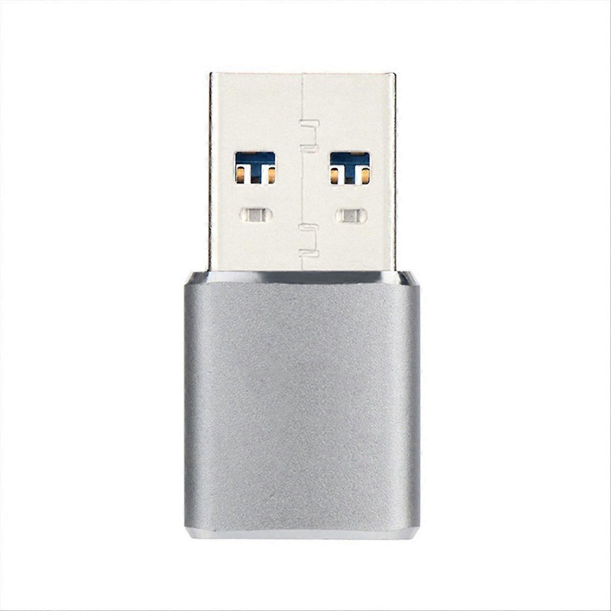 Mini USB 3.0 Memory Card Reader Adapter For Card/TF Silver