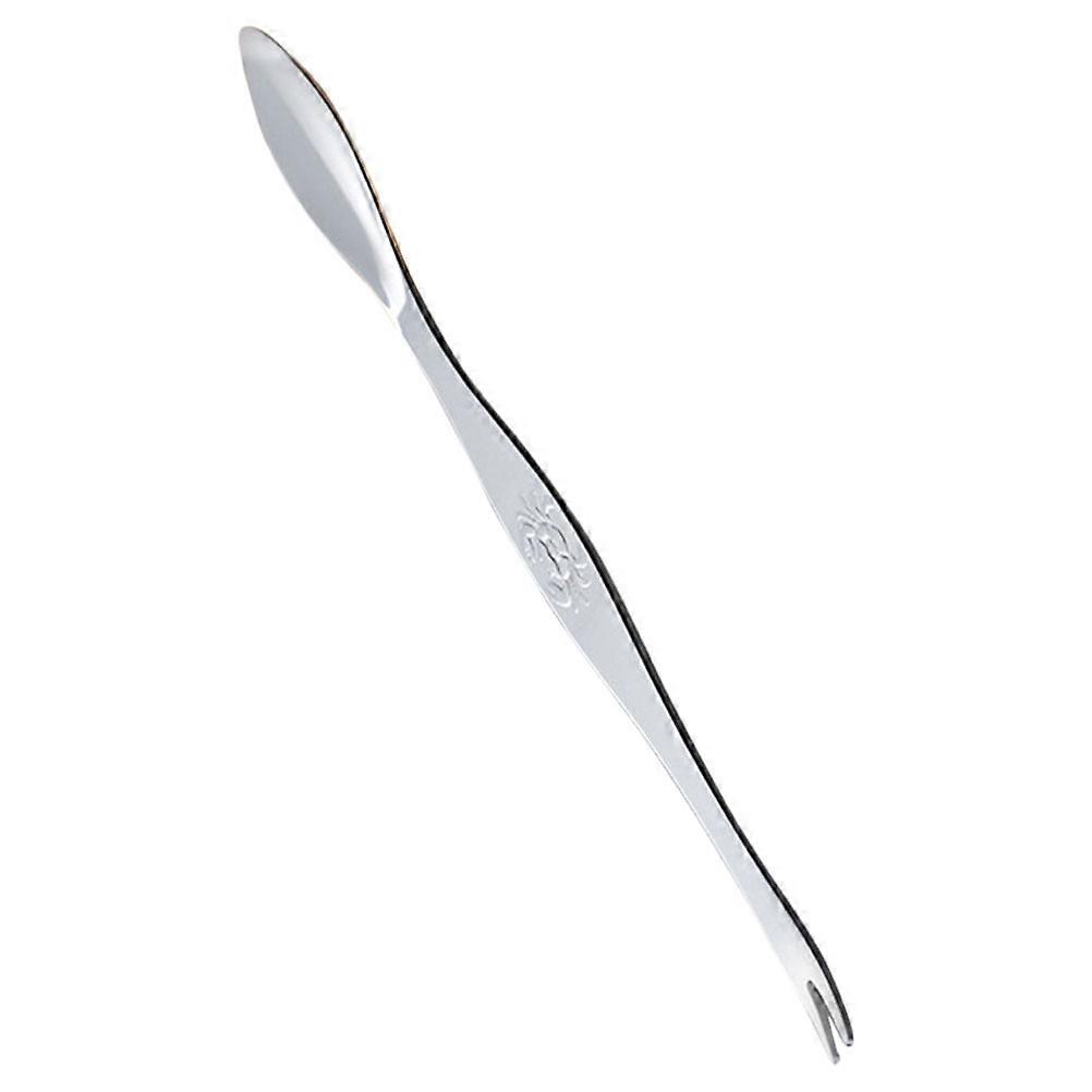 Silver Crab Fork Seafood Tool for Kitchen Use Stainless Steel