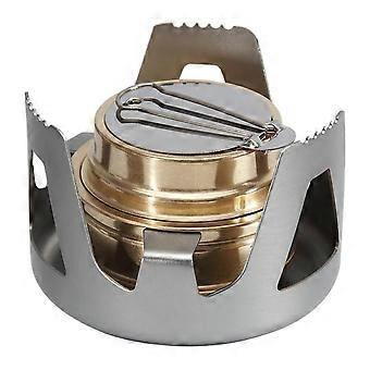Alcohol Camping Stove with Adjustable Temperature, Lightweight EcoFriendly Spirit Burner for Outdoor Backpacking and Picnic Cooking