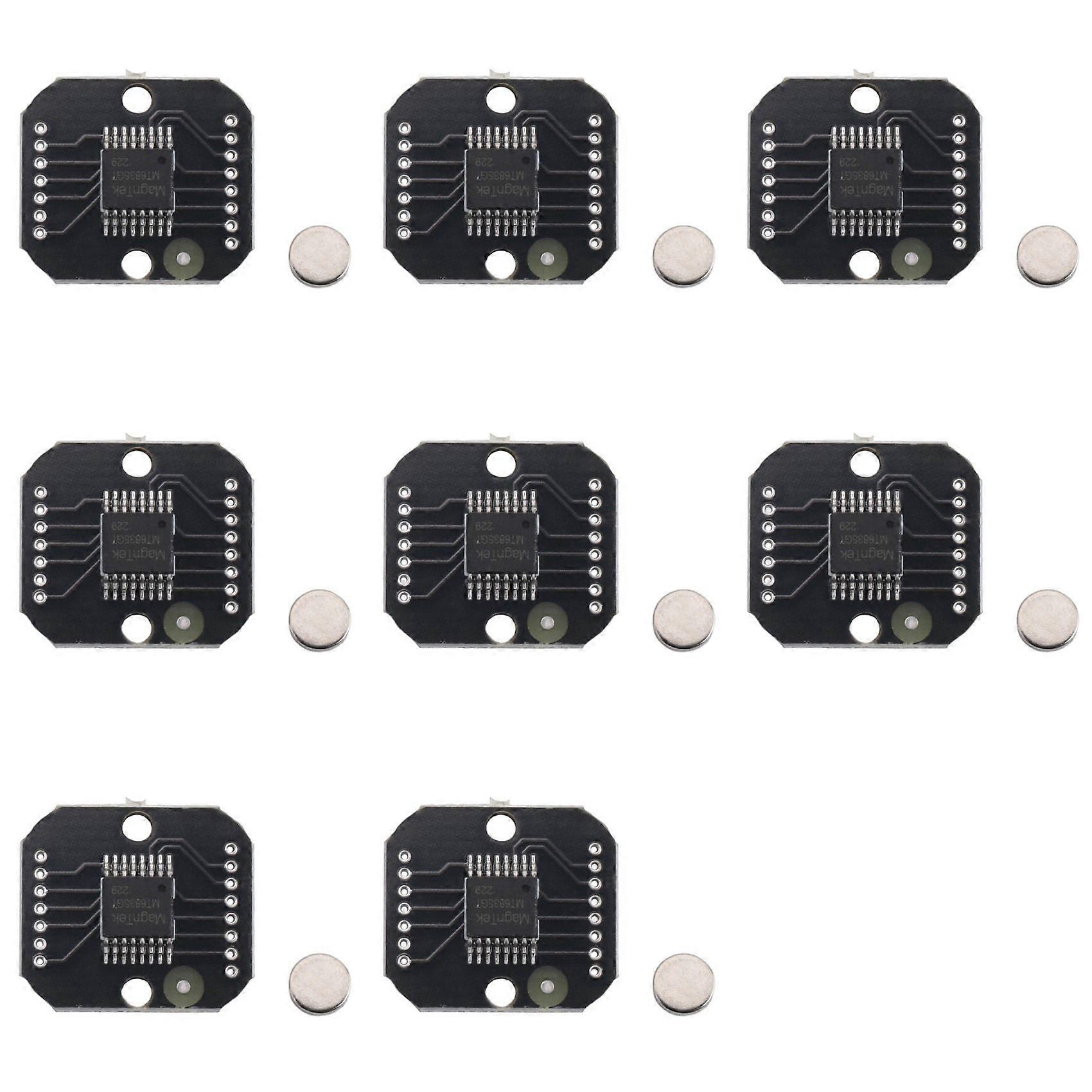8X MT6835 Magnetic Encoder Module PWM/SPI Brushless Motor 21BIT Encoder Can Replace AS5048