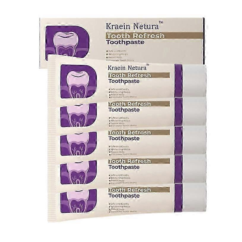 1-5pcs Nature Tooth Refresh Toothpaste, Hydroxyapatite Toothpaste for Sensitive Teeth