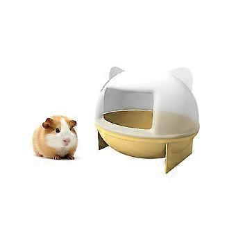 Chinchilla badkamerhuisje met schepje voor kleine huisdieren