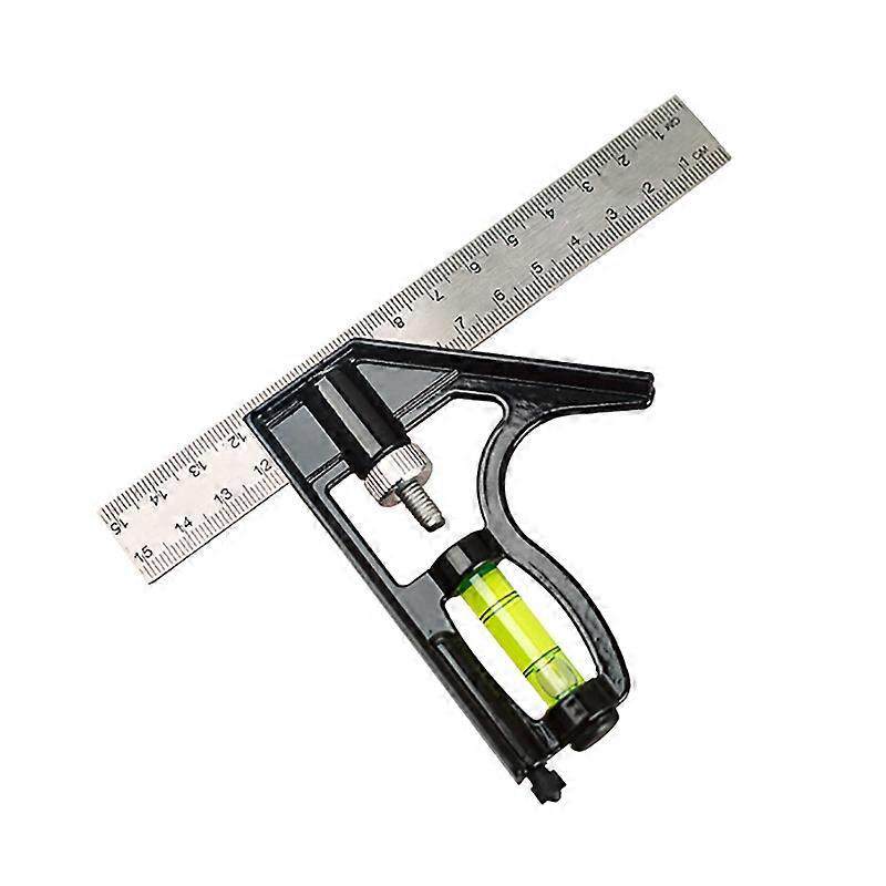 Angle Square Measuring Tools Set Precise Aluminium Adjustable Combination Spirit Level